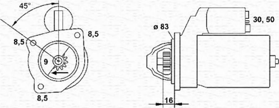 Magneti Marelli 943251074010 - Стартер autozip.com.ua