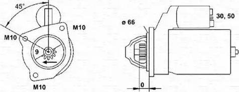 Magneti Marelli 943251107010 - Стартер autozip.com.ua