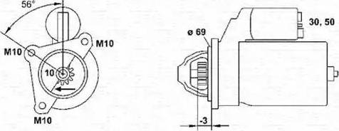 Magneti Marelli 943253101010 - Стартер autozip.com.ua