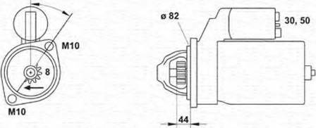 Magneti Marelli 943253180010 - Стартер autozip.com.ua