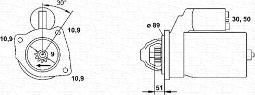 Magneti Marelli 943252244010 - Стартер autozip.com.ua