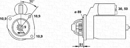 Magneti Marelli 943252235010 - Стартер autozip.com.ua