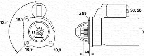 Magneti Marelli 943252278010 - Стартер autozip.com.ua