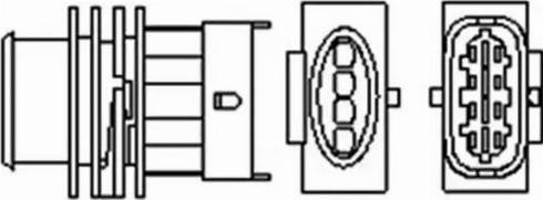 Magneti Marelli 466016355017 - Лямбда-зонд, датчик кисню autozip.com.ua