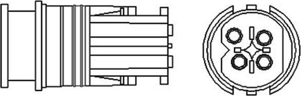 Magneti Marelli 466016355025 - Лямбда-зонд, датчик кисню autozip.com.ua