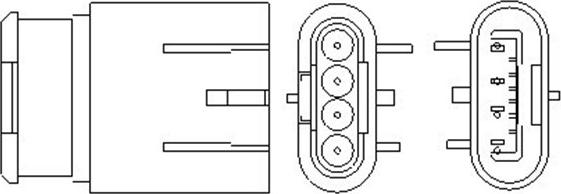 Magneti Marelli 466016355154 - Лямбда-зонд, датчик кисню autozip.com.ua