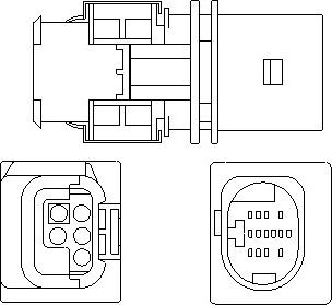 Magneti Marelli 466016355168 - Лямбда-зонд, датчик кисню autozip.com.ua