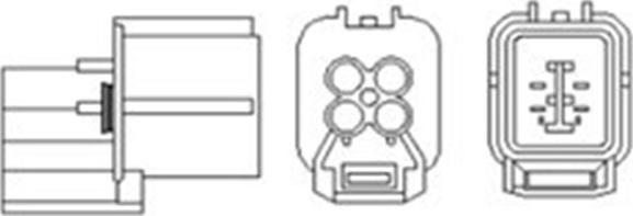 Magneti Marelli 466016355102 - Лямбда-зонд, датчик кисню autozip.com.ua