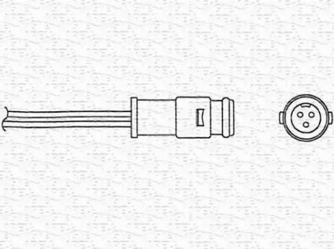 Magneti Marelli 460000453010 - Лямбда-зонд, датчик кисню autozip.com.ua