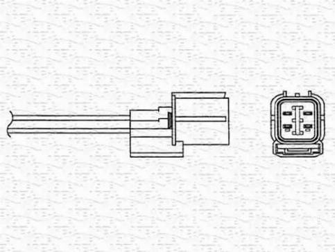 Magneti Marelli 460000475010 - Лямбда-зонд, датчик кисню autozip.com.ua