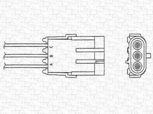 Magneti Marelli 460000134010 - Лямбда-зонд, датчик кисню autozip.com.ua