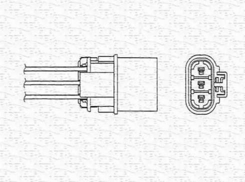 Magneti Marelli 460000155010 - Лямбда-зонд, датчик кисню autozip.com.ua