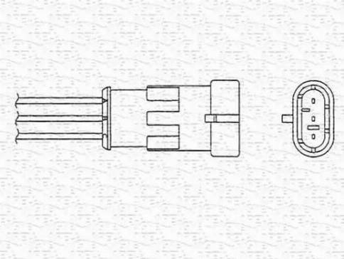 Magneti Marelli 460000126010 - Лямбда-зонд, датчик кисню autozip.com.ua