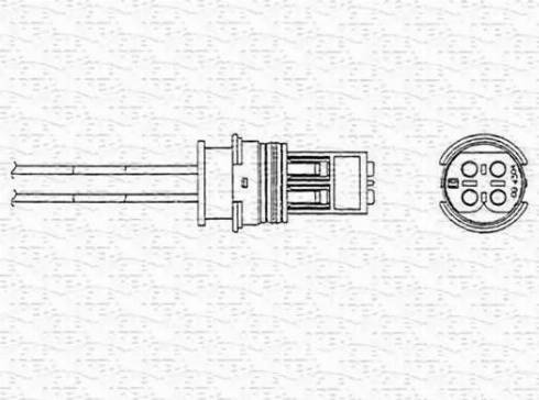 Magneti Marelli 460002138610 - Лямбда-зонд, датчик кисню autozip.com.ua