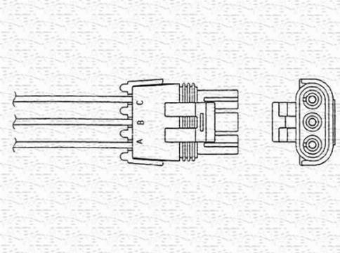 Magneti Marelli 460001866010 - Лямбда-зонд, датчик кисню autozip.com.ua