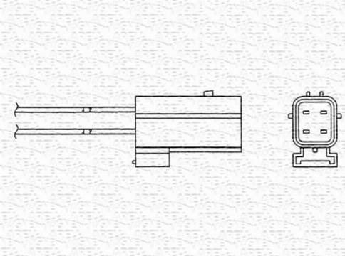 Magneti Marelli 460001834010 - Лямбда-зонд, датчик кисню autozip.com.ua