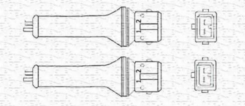 Magneti Marelli 460002145910 - Лямбда-зонд, датчик кисню autozip.com.ua