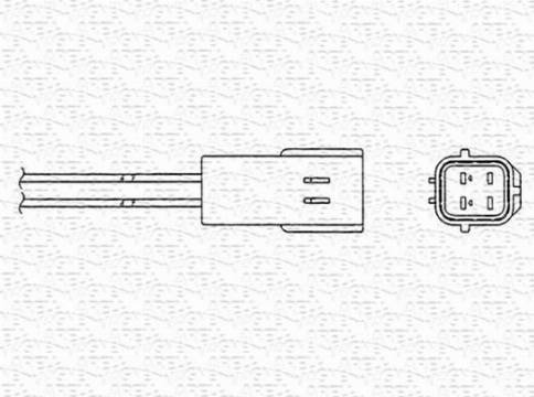 Magneti Marelli 460002143410 - Лямбда-зонд, датчик кисню autozip.com.ua