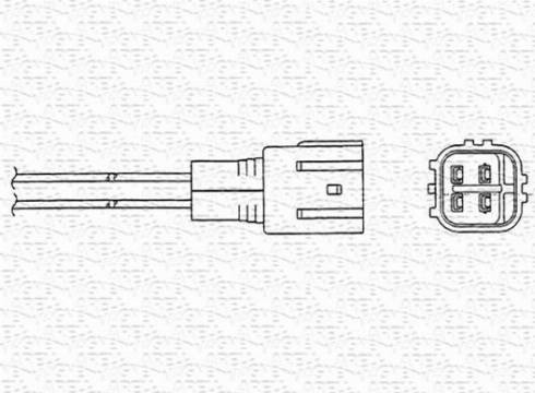 Magneti Marelli 460002143310 - Лямбда-зонд, датчик кисню autozip.com.ua
