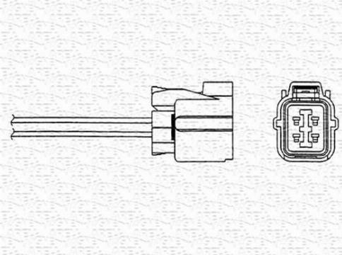 Magneti Marelli 460002142810 - Лямбда-зонд, датчик кисню autozip.com.ua