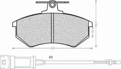 Magneti Marelli 430216170197 - Гальмівні колодки, дискові гальма autozip.com.ua