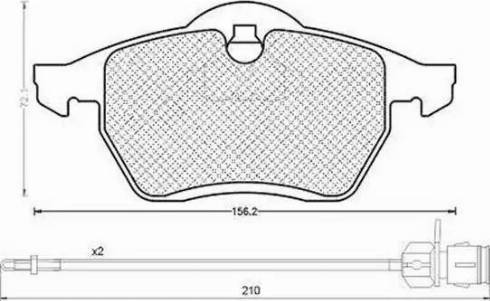 Magneti Marelli 430216170311 - Гальмівні колодки, дискові гальма autozip.com.ua