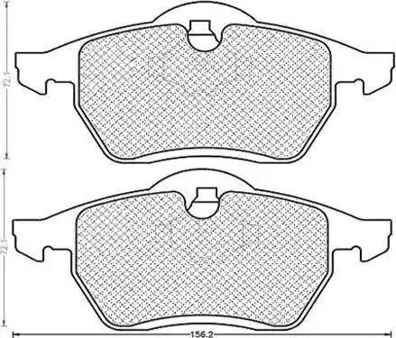 Magneti Marelli 430216171097 - Гальмівні колодки, дискові гальма autozip.com.ua