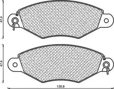 Magneti Marelli 430216171040 - Гальмівні колодки, дискові гальма autozip.com.ua