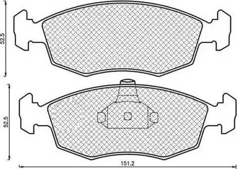 Magneti Marelli 430216171308 - Гальмівні колодки, дискові гальма autozip.com.ua