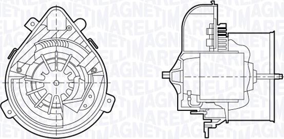 Magneti Marelli 069412692010 - Вентилятор салону autozip.com.ua