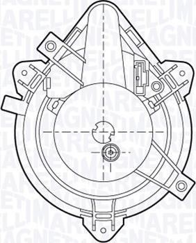 Magneti Marelli 069412650010 - Вентилятор салону autozip.com.ua