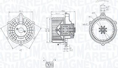 Magneti Marelli 069412352010 - Вентилятор салону autozip.com.ua