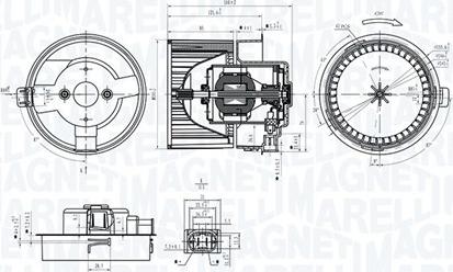 Magneti Marelli 069412311010 - Вентилятор салону autozip.com.ua