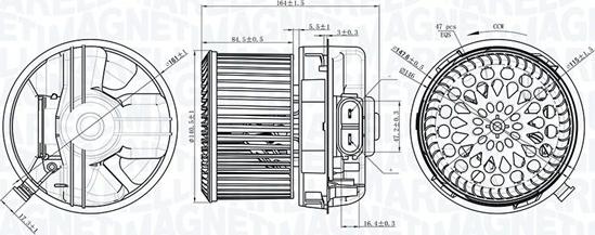 Magneti Marelli 069412272010 - Вентилятор салону autozip.com.ua