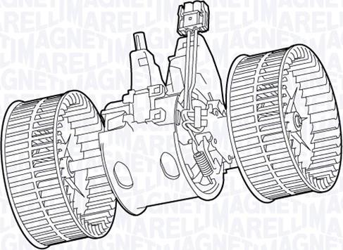 Magneti Marelli 069412707010 - Вентилятор салону autozip.com.ua