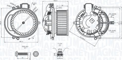 Magneti Marelli 069412722010 - Вентилятор салону autozip.com.ua