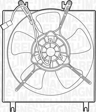 Magneti Marelli 069422417010 - Вентилятор, охолодження двигуна autozip.com.ua