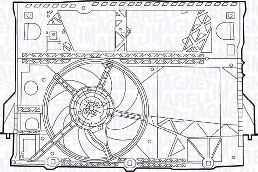 Magneti Marelli 069422547010 - Вентилятор, охолодження двигуна autozip.com.ua