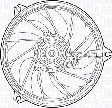 Magneti Marelli 069422552010 - Вентилятор, охолодження двигуна autozip.com.ua