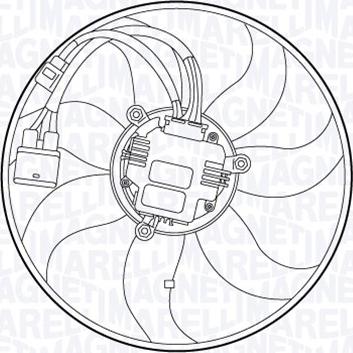 Magneti Marelli 069422557010 - Вентилятор, охолодження двигуна autozip.com.ua