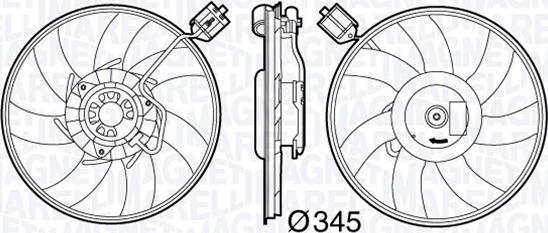 Magneti Marelli 069422586010 - Вентилятор, охолодження двигуна autozip.com.ua