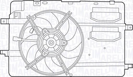 Magneti Marelli 069422539010 - Вентилятор, охолодження двигуна autozip.com.ua