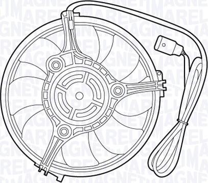 Magneti Marelli 069422529010 - Вентилятор, охолодження двигуна autozip.com.ua