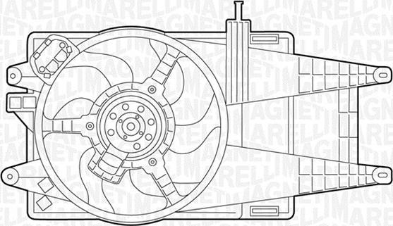 Magneti Marelli 069422045010 - Вентилятор, охолодження двигуна autozip.com.ua