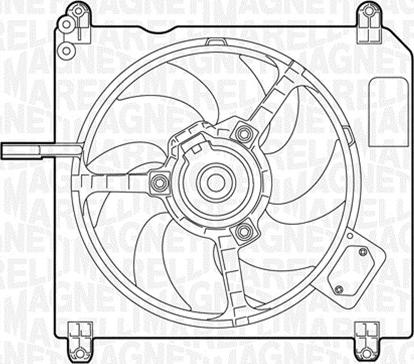 Magneti Marelli 069422005010 - Вентилятор, охолодження двигуна autozip.com.ua