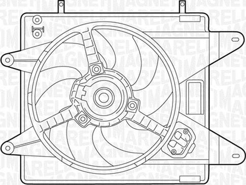Magneti Marelli 069422015010 - Вентилятор, охолодження двигуна autozip.com.ua