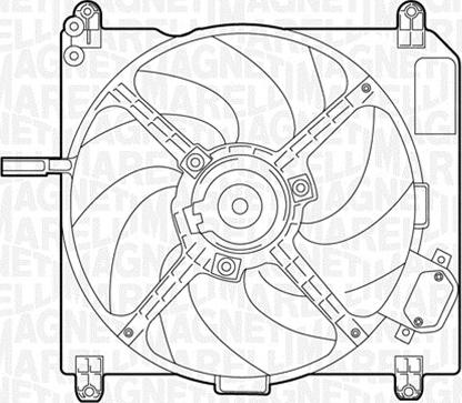 Magneti Marelli 069422011010 - Вентилятор, охолодження двигуна autozip.com.ua