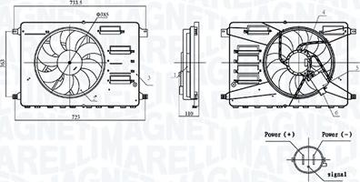 Magneti Marelli 069422899010 - Вентилятор, охолодження двигуна autozip.com.ua