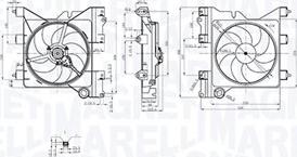 Magneti Marelli 069422852010 - Вентилятор, охолодження двигуна autozip.com.ua