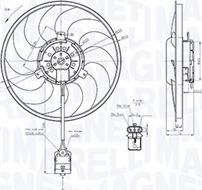 Magneti Marelli 069422860010 - Вентилятор, охолодження двигуна autozip.com.ua